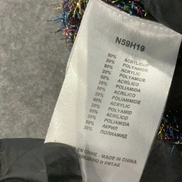 Multicolor Sparkle Wrap Sweater - Picture 7 of 10